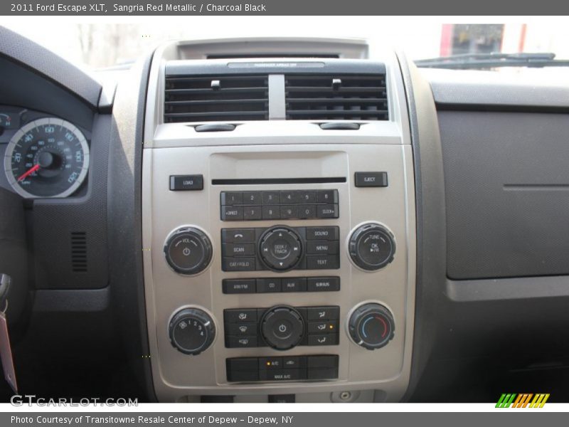 Sangria Red Metallic / Charcoal Black 2011 Ford Escape XLT