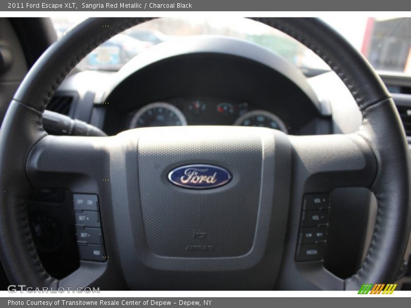 Sangria Red Metallic / Charcoal Black 2011 Ford Escape XLT