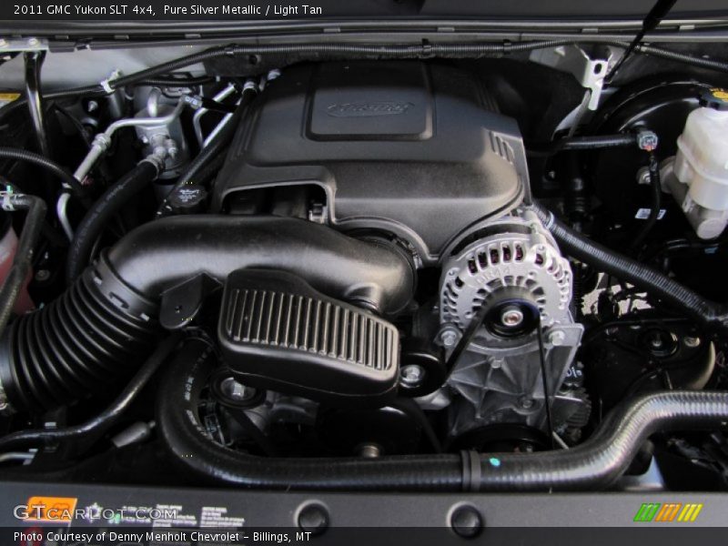 Pure Silver Metallic / Light Tan 2011 GMC Yukon SLT 4x4