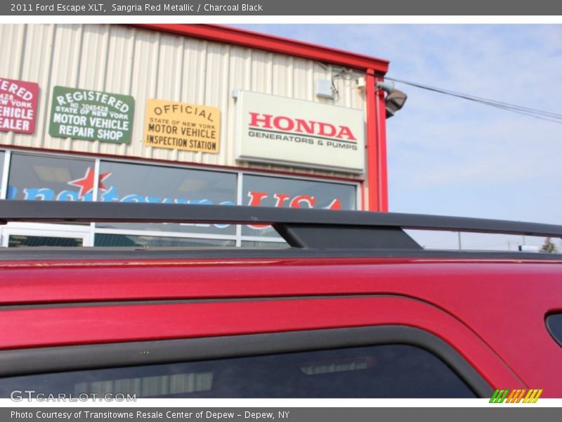 Sangria Red Metallic / Charcoal Black 2011 Ford Escape XLT