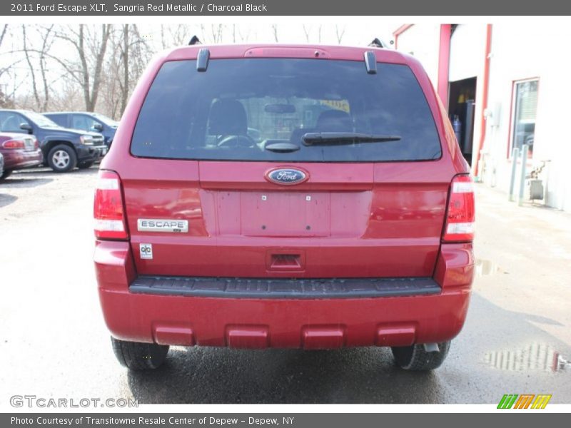Sangria Red Metallic / Charcoal Black 2011 Ford Escape XLT