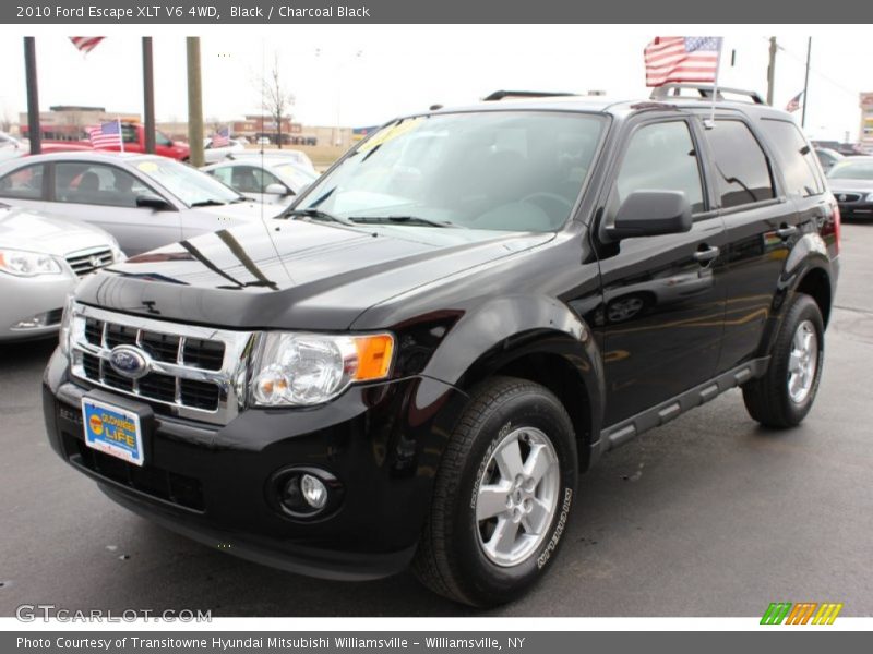 Black / Charcoal Black 2010 Ford Escape XLT V6 4WD