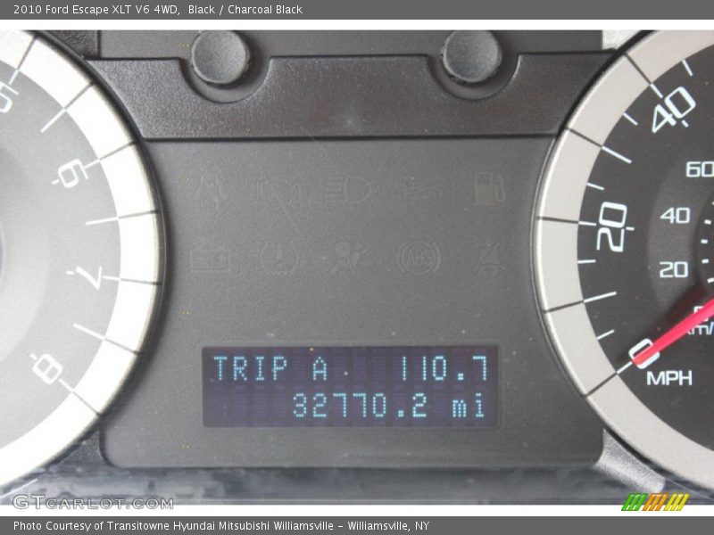 Black / Charcoal Black 2010 Ford Escape XLT V6 4WD