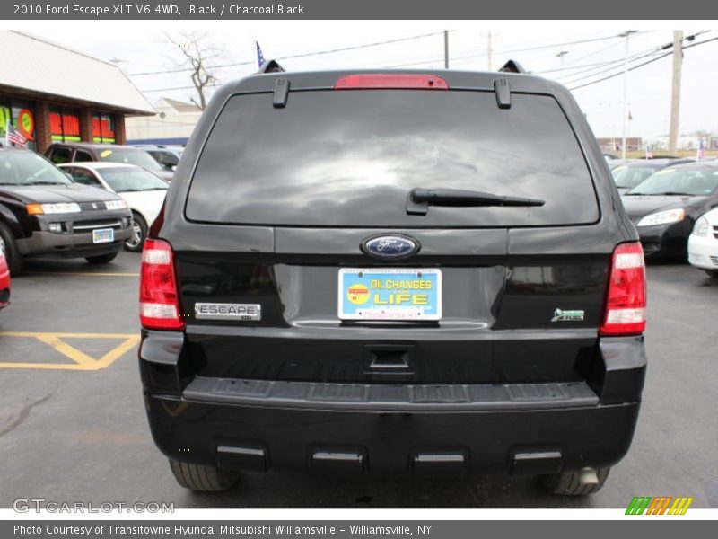 Black / Charcoal Black 2010 Ford Escape XLT V6 4WD