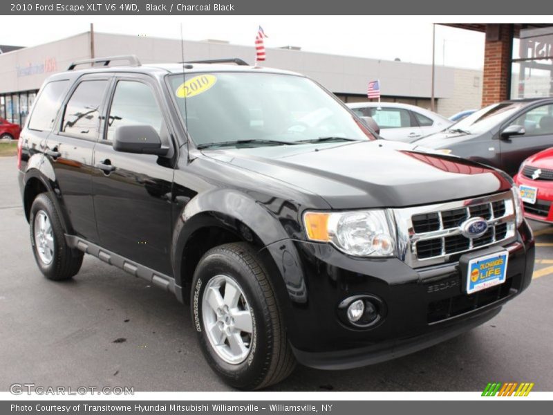 Black / Charcoal Black 2010 Ford Escape XLT V6 4WD