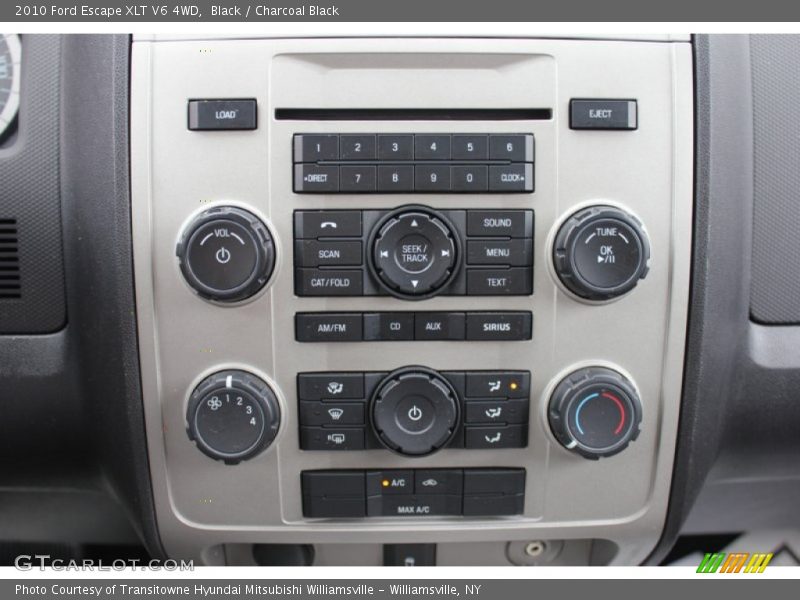 Black / Charcoal Black 2010 Ford Escape XLT V6 4WD