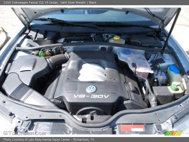 Satin Silver Metallic / Black 2000 Volkswagen Passat GLS V6 Sedan
