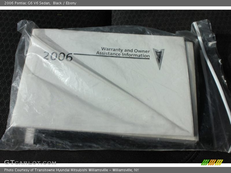 Black / Ebony 2006 Pontiac G6 V6 Sedan