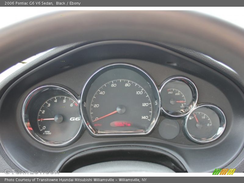 Black / Ebony 2006 Pontiac G6 V6 Sedan