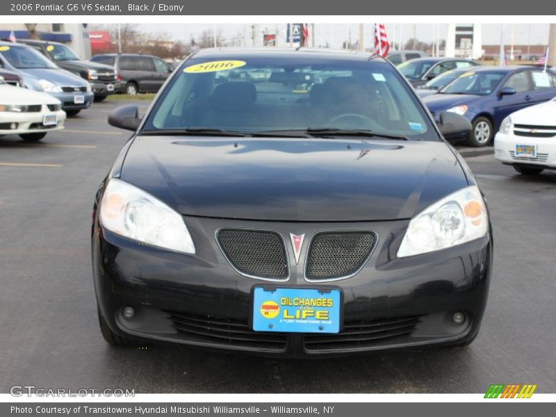 Black / Ebony 2006 Pontiac G6 V6 Sedan