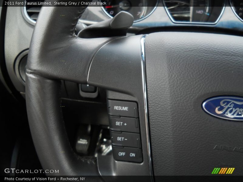 Sterling Grey / Charcoal Black 2011 Ford Taurus Limited