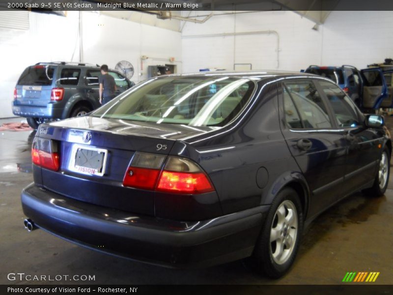 Midnight Blue Metallic / Warm Beige 2000 Saab 9-5 SE V6t Sedan