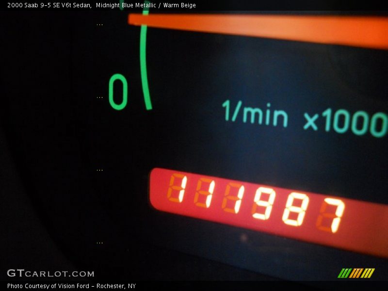 Midnight Blue Metallic / Warm Beige 2000 Saab 9-5 SE V6t Sedan