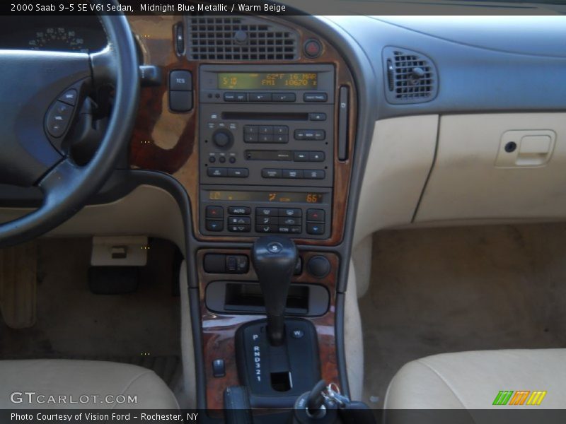 Midnight Blue Metallic / Warm Beige 2000 Saab 9-5 SE V6t Sedan