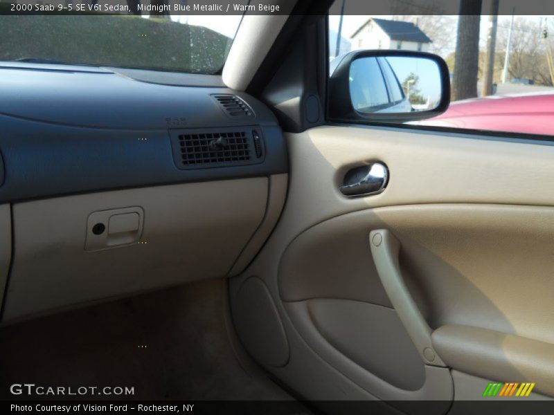 Midnight Blue Metallic / Warm Beige 2000 Saab 9-5 SE V6t Sedan