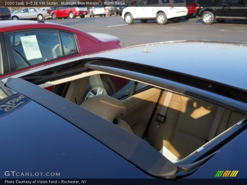 Midnight Blue Metallic / Warm Beige 2000 Saab 9-5 SE V6t Sedan