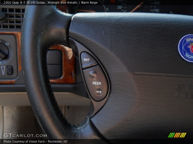 Midnight Blue Metallic / Warm Beige 2000 Saab 9-5 SE V6t Sedan
