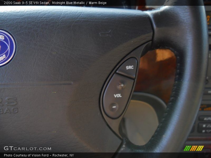 Midnight Blue Metallic / Warm Beige 2000 Saab 9-5 SE V6t Sedan