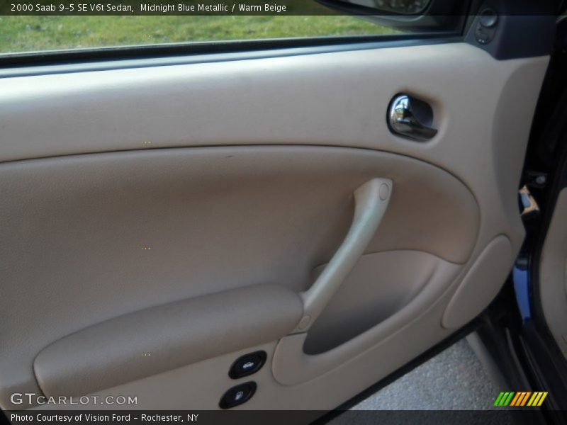 Midnight Blue Metallic / Warm Beige 2000 Saab 9-5 SE V6t Sedan