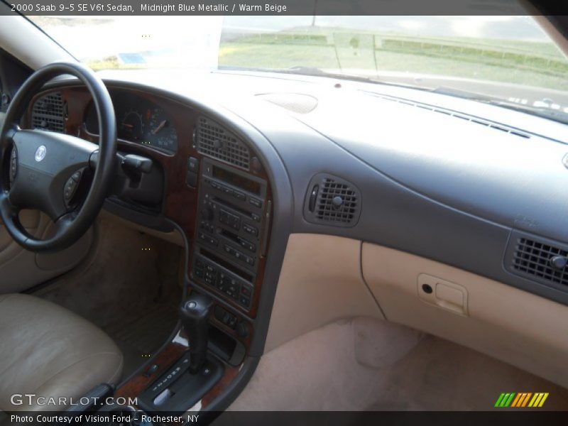 Midnight Blue Metallic / Warm Beige 2000 Saab 9-5 SE V6t Sedan