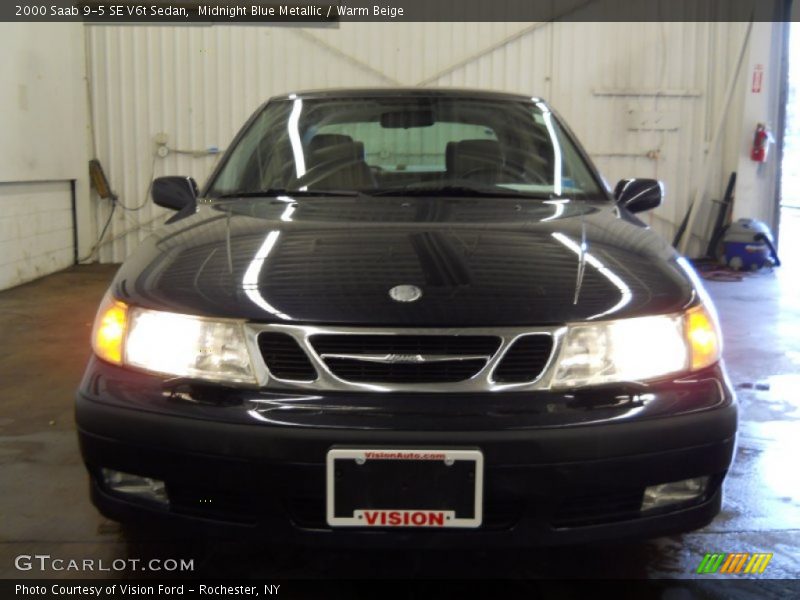Midnight Blue Metallic / Warm Beige 2000 Saab 9-5 SE V6t Sedan