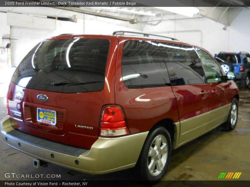 Dark Toreador Red Metallic / Pebble Beige 2005 Ford Freestar Limited