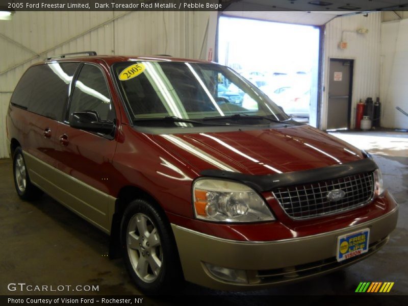 Dark Toreador Red Metallic / Pebble Beige 2005 Ford Freestar Limited