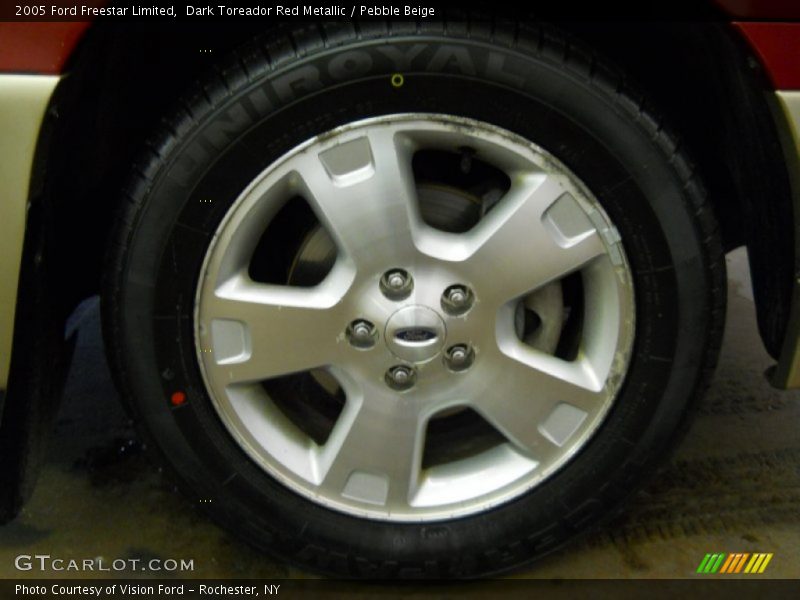 Dark Toreador Red Metallic / Pebble Beige 2005 Ford Freestar Limited