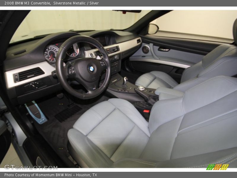 Silverstone Metallic / Silver 2008 BMW M3 Convertible