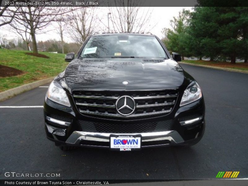 Black / Black 2012 Mercedes-Benz ML 350 4Matic