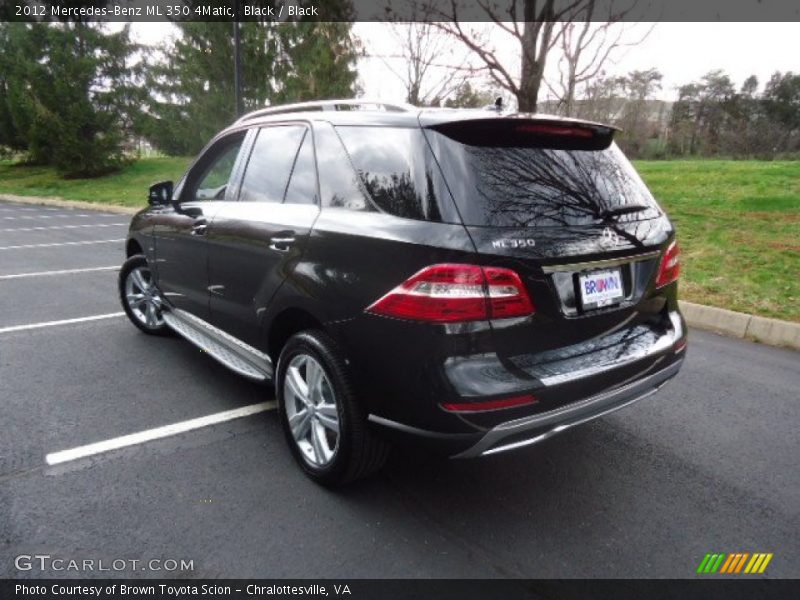 Black / Black 2012 Mercedes-Benz ML 350 4Matic