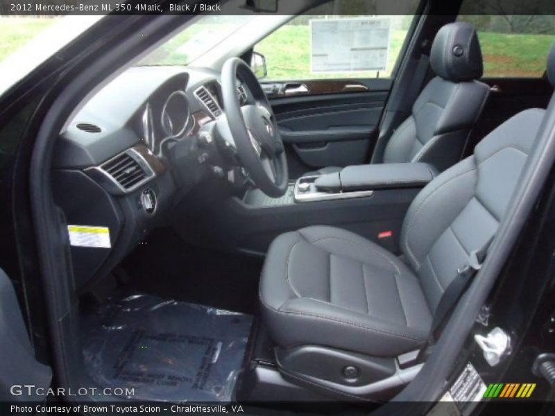 Black / Black 2012 Mercedes-Benz ML 350 4Matic