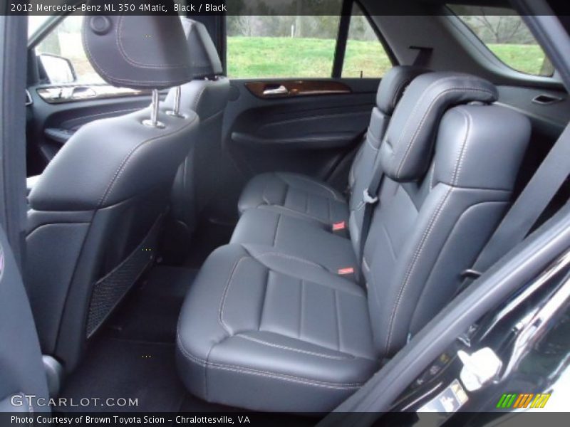 Black / Black 2012 Mercedes-Benz ML 350 4Matic