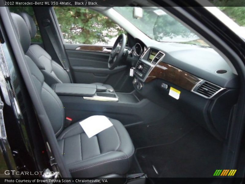 Black / Black 2012 Mercedes-Benz ML 350 4Matic
