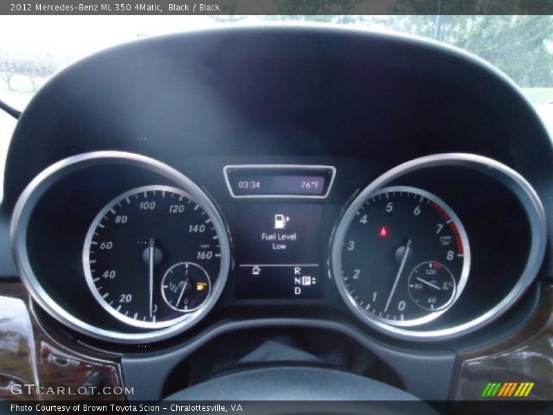 Black / Black 2012 Mercedes-Benz ML 350 4Matic