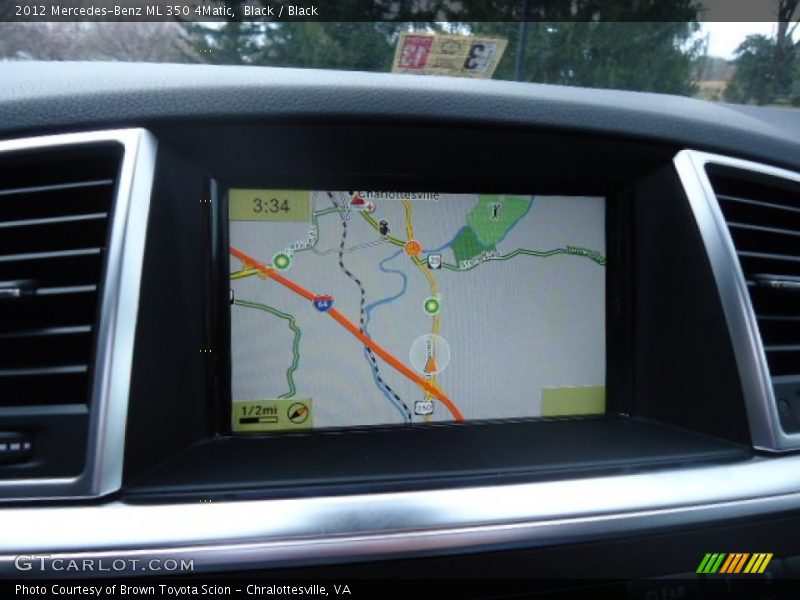 Black / Black 2012 Mercedes-Benz ML 350 4Matic