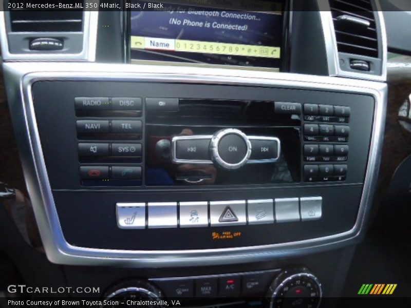 Black / Black 2012 Mercedes-Benz ML 350 4Matic