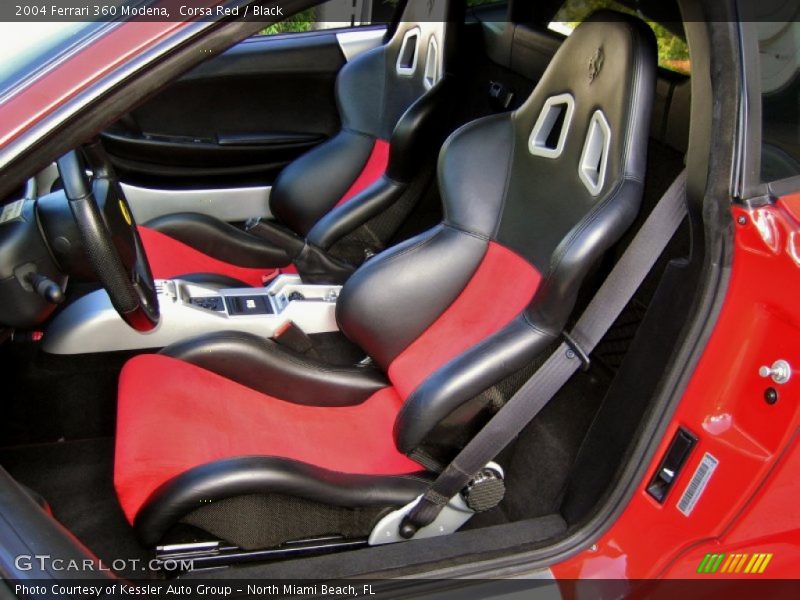 Front Seat of 2004 360 Modena