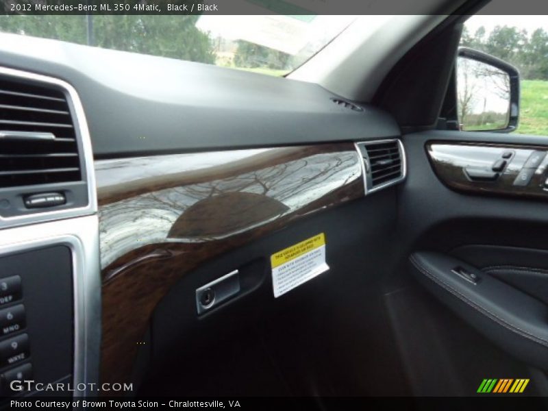Black / Black 2012 Mercedes-Benz ML 350 4Matic
