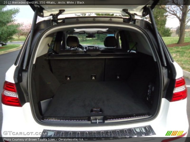 Arctic White / Black 2012 Mercedes-Benz ML 350 4Matic