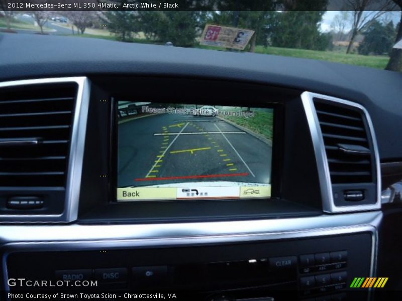 Arctic White / Black 2012 Mercedes-Benz ML 350 4Matic