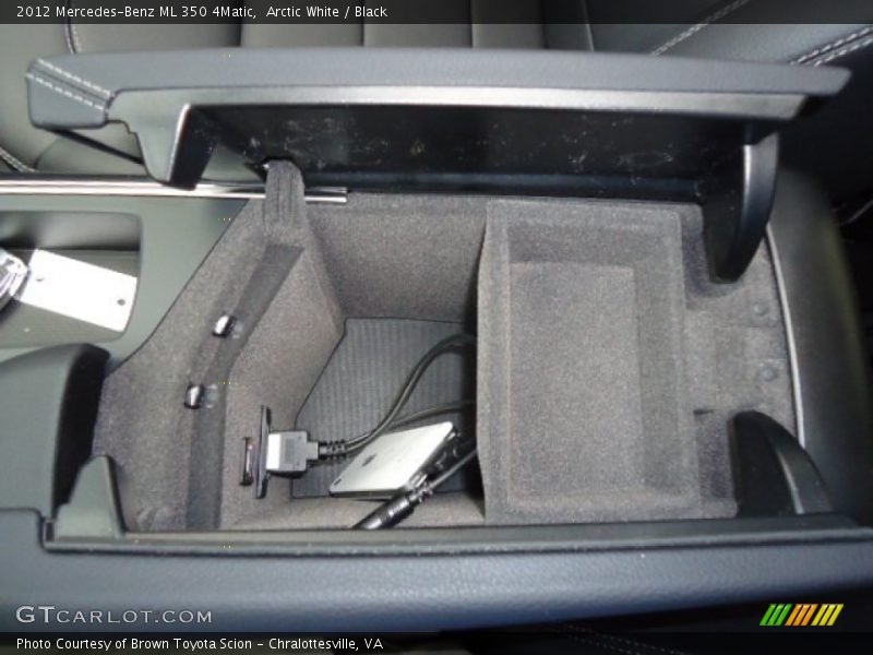 Arctic White / Black 2012 Mercedes-Benz ML 350 4Matic