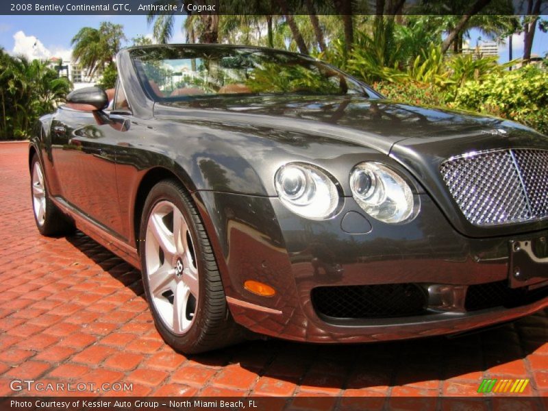Anthracite / Cognac 2008 Bentley Continental GTC