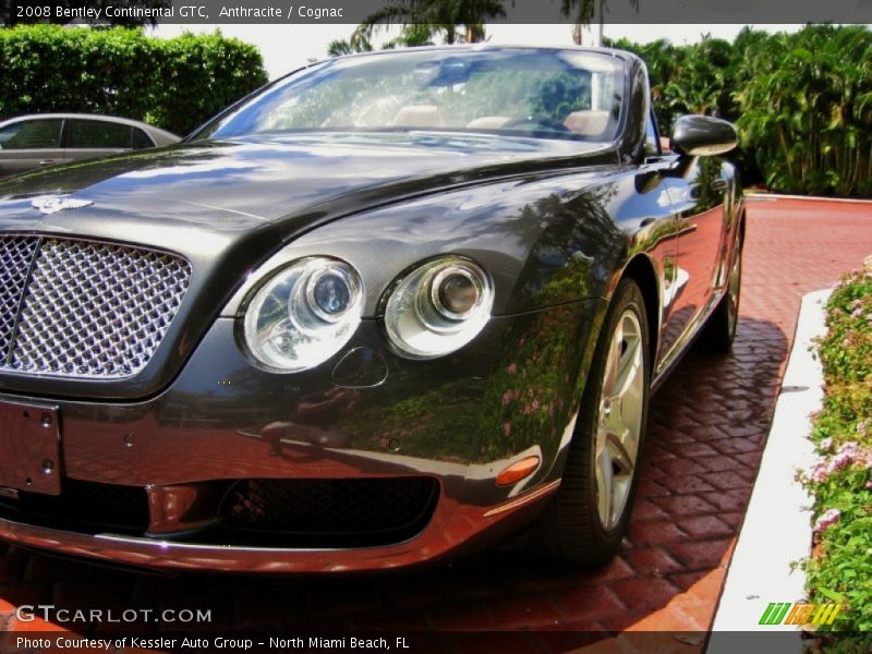Anthracite / Cognac 2008 Bentley Continental GTC