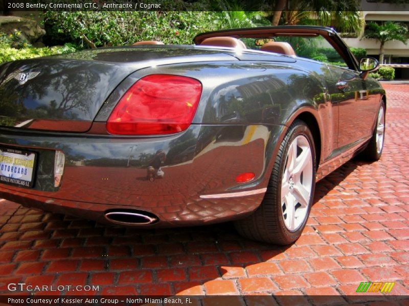 Anthracite / Cognac 2008 Bentley Continental GTC