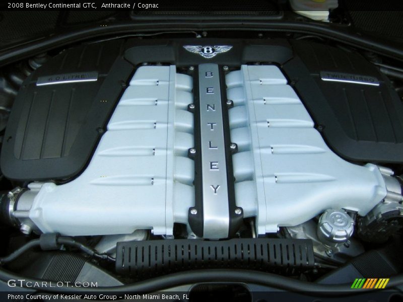  2008 Continental GTC  Engine - 6.0L Twin-Turbocharged DOHC 48V VVT W12