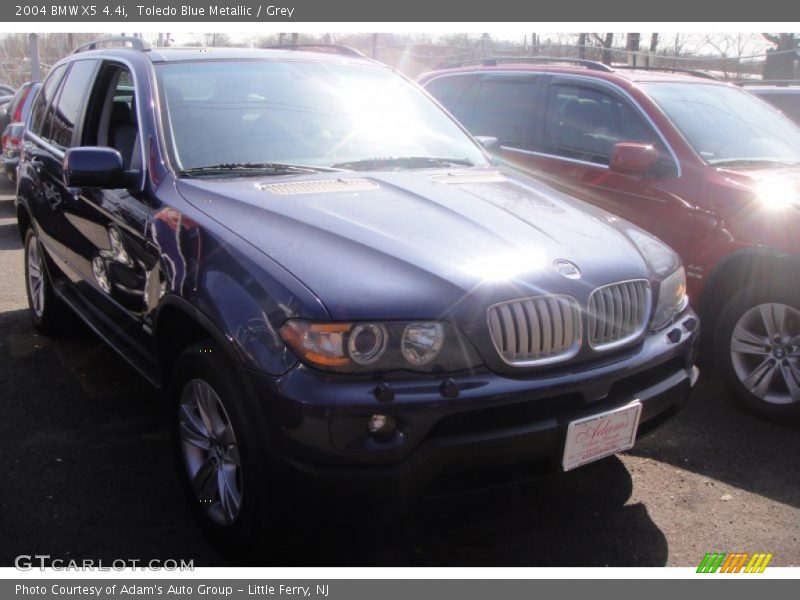 Toledo Blue Metallic / Grey 2004 BMW X5 4.4i