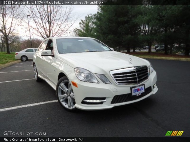 Arctic White / Almond/Black 2012 Mercedes-Benz E 350 4Matic Sedan