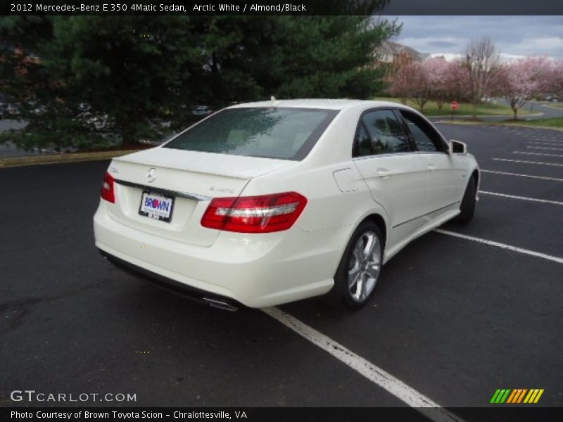 Arctic White / Almond/Black 2012 Mercedes-Benz E 350 4Matic Sedan