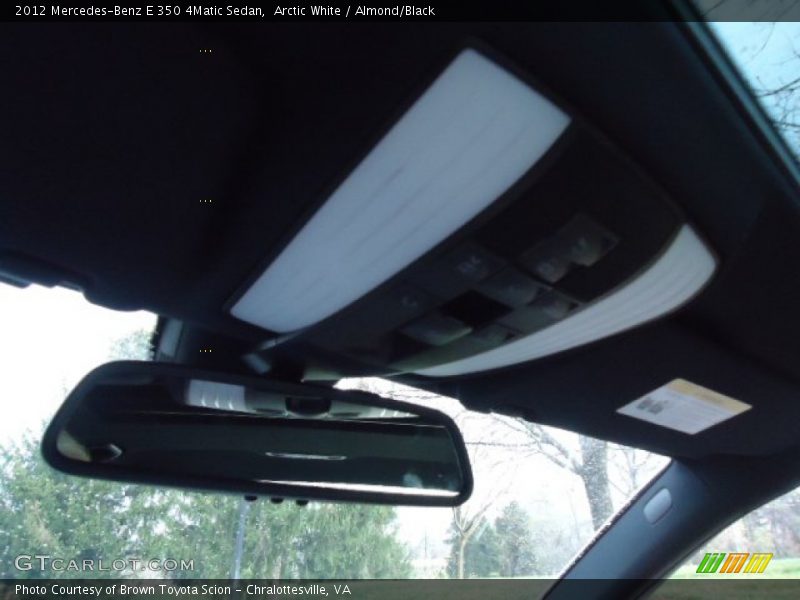 Arctic White / Almond/Black 2012 Mercedes-Benz E 350 4Matic Sedan